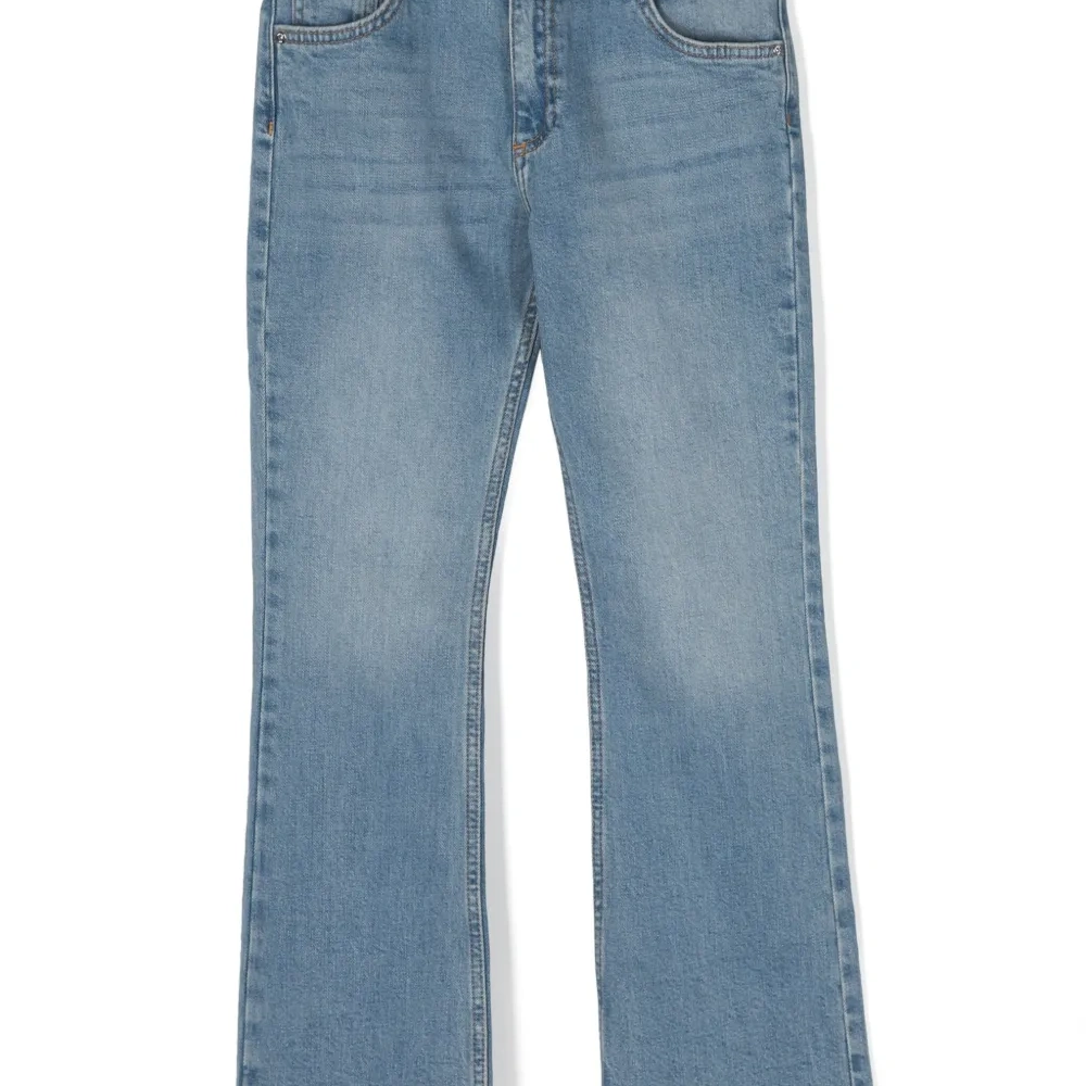 Прямые брюки со стразами