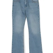 Прямые брюки со стразами