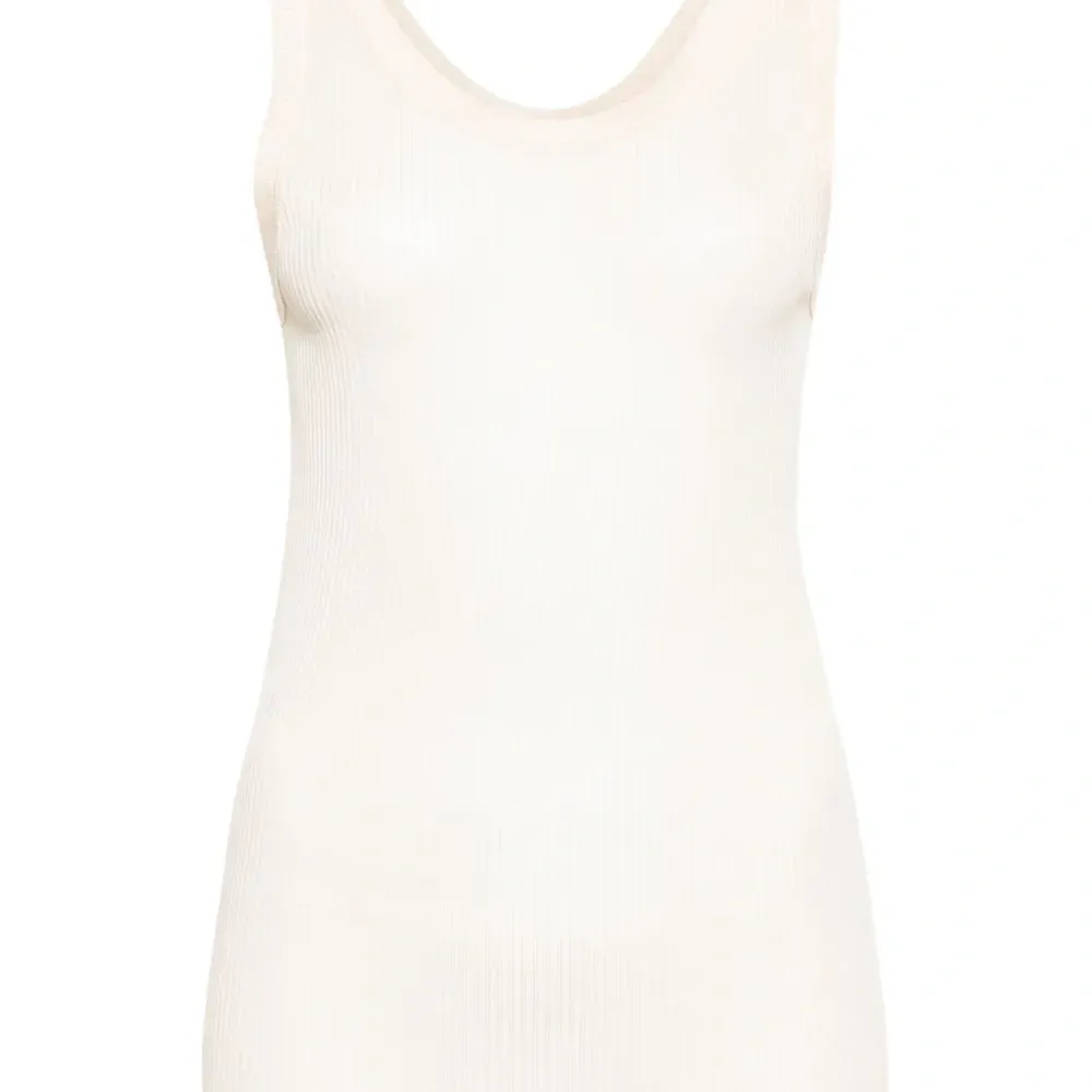 Полупрозрачный топ без рукавов