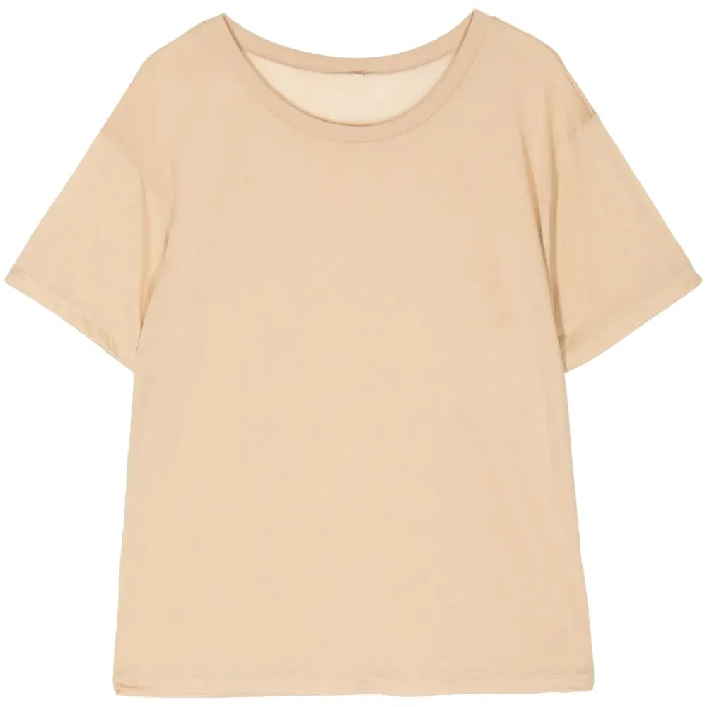 Футболка из джерси с круглым вырезом