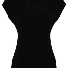 Топ с рукавами кап и баской