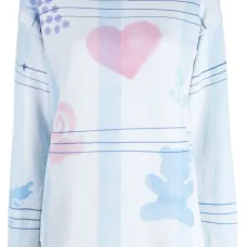 Толстовка с графичным принтом