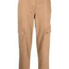 Зауженные брюки карго из органического хлопка Зауженные брюки карго из органического хлопка