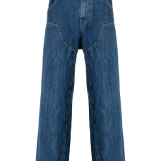 Широкие джинсы с завышенной талией Широкие джинсы с завышенной талией