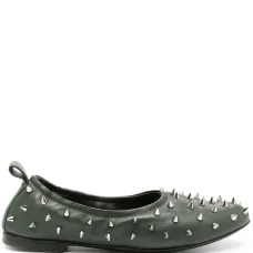 Балетки Milly с заклепками-шипами