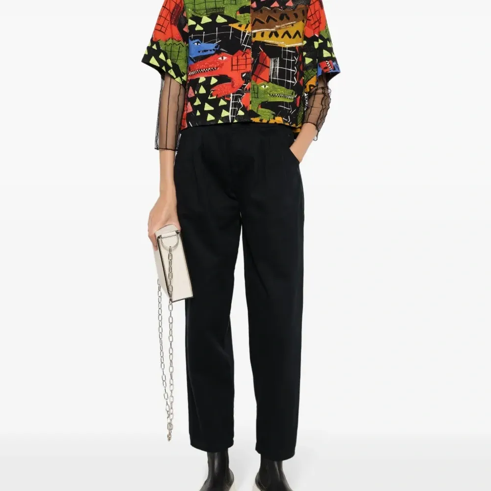 Брюки со складками