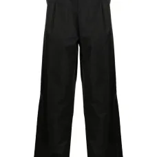 Прямые брюки с эластичным поясом