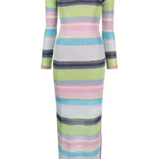 Платье макси Zephyr в полоску