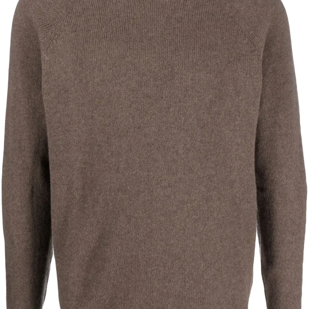 Шерстяной джемпер с круглым вырезом