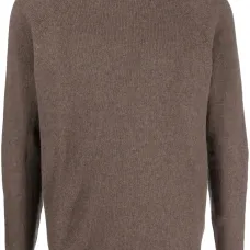 Шерстяной джемпер с круглым вырезом Шерстяной джемпер с круглым вырезом