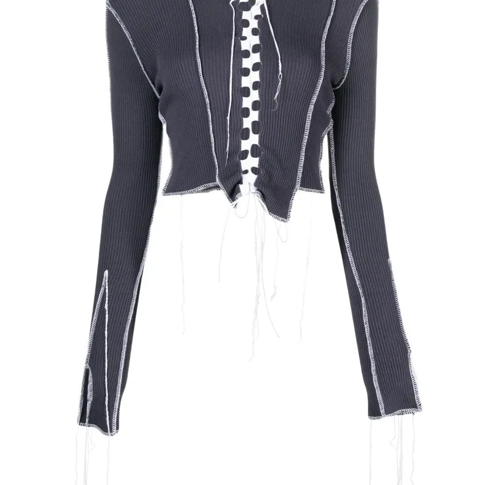 Укороченный топ Nicole с вырезами