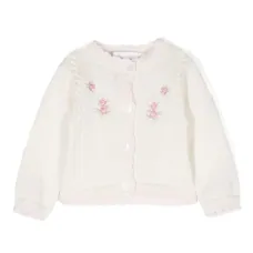 Кардиган с цветочной вышивкой