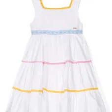 Поплиновое платье с полосками