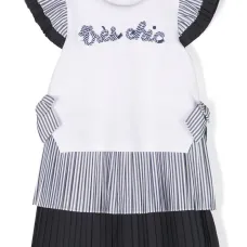 Платье с плиссировкой