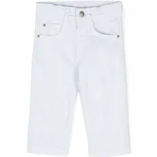 Брюки с вышитым логотипом