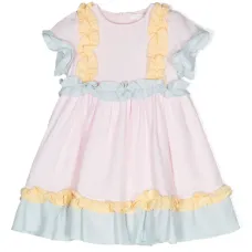 Платье из сирсакера