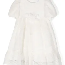 Кружевное платье с объемными рукавами Кружевное платье с объемными рукавами