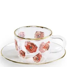 Набор из двух чашек с принтом Roses