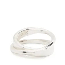 M1726 double band silver ring M1726 double band silver ring