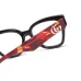 Double G rectangular-frame glasses