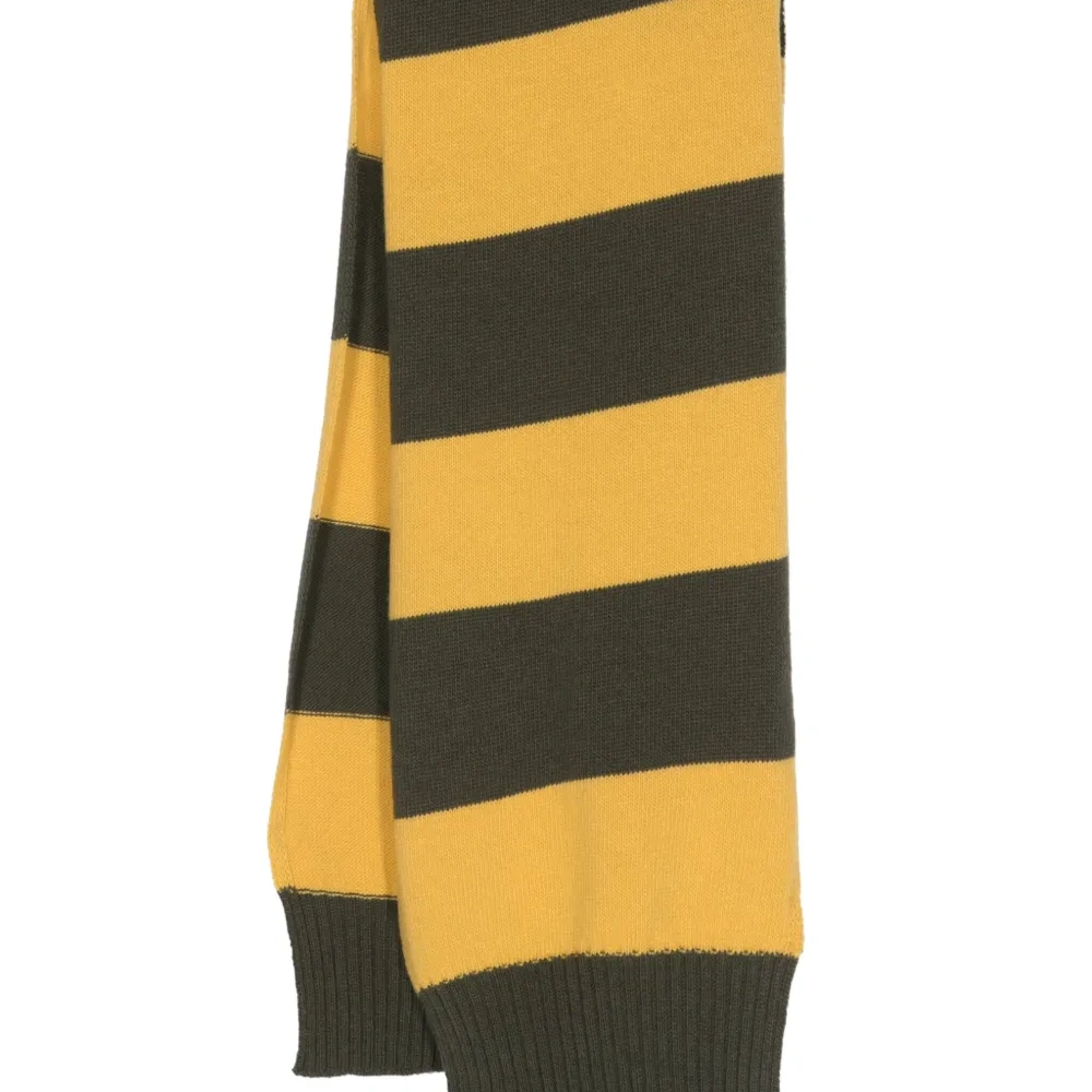 Шарф из вирджинской шерсти в полоску Шарф из вирджинской шерсти в полоску