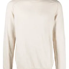 Джемпер тонкой вязки с высоким воротником