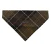 бандана в клетку тартан с нашивкой-логотипом