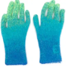 Перчатки вязки интарсия с логотипом