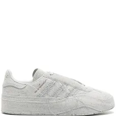 Gazelle suede lace-up sneakers