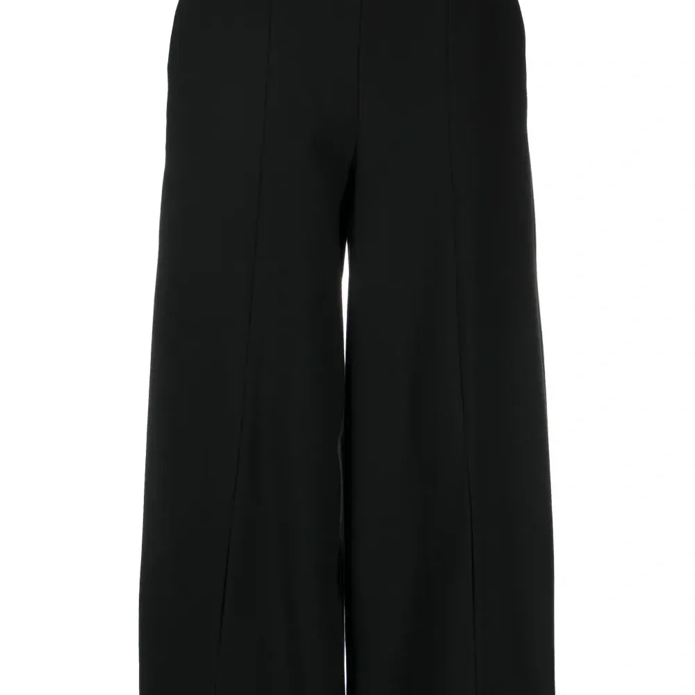 Брюки с завышенной талией и логотипом