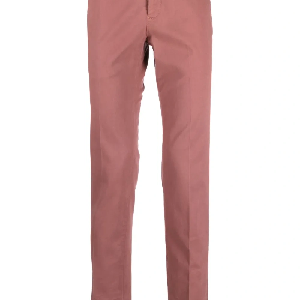 Зауженные брюки чинос средней посадки