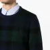 шерстяной джемпер в клетку