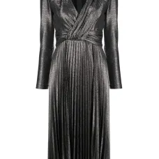 Платье миди со складками