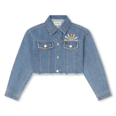 Укороченная джинсовая куртка