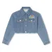Укороченная джинсовая куртка Укороченная джинсовая куртка
