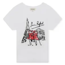 Футболка из органического хлопка с графичным принтом Футболка из органического хлопка с графичным принтом