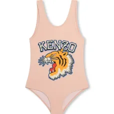 Купальник с U-образным вырезом и логотипом