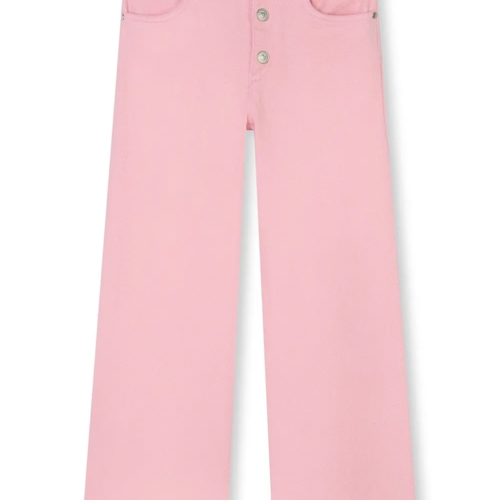 Расклешенные брюки с логотипом