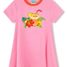 Платье из органического хлопка с графичным принтом