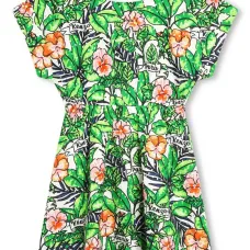 Платье с цветочным принтом