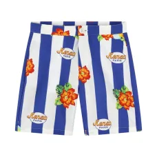 Полосатые шорты с логотипом