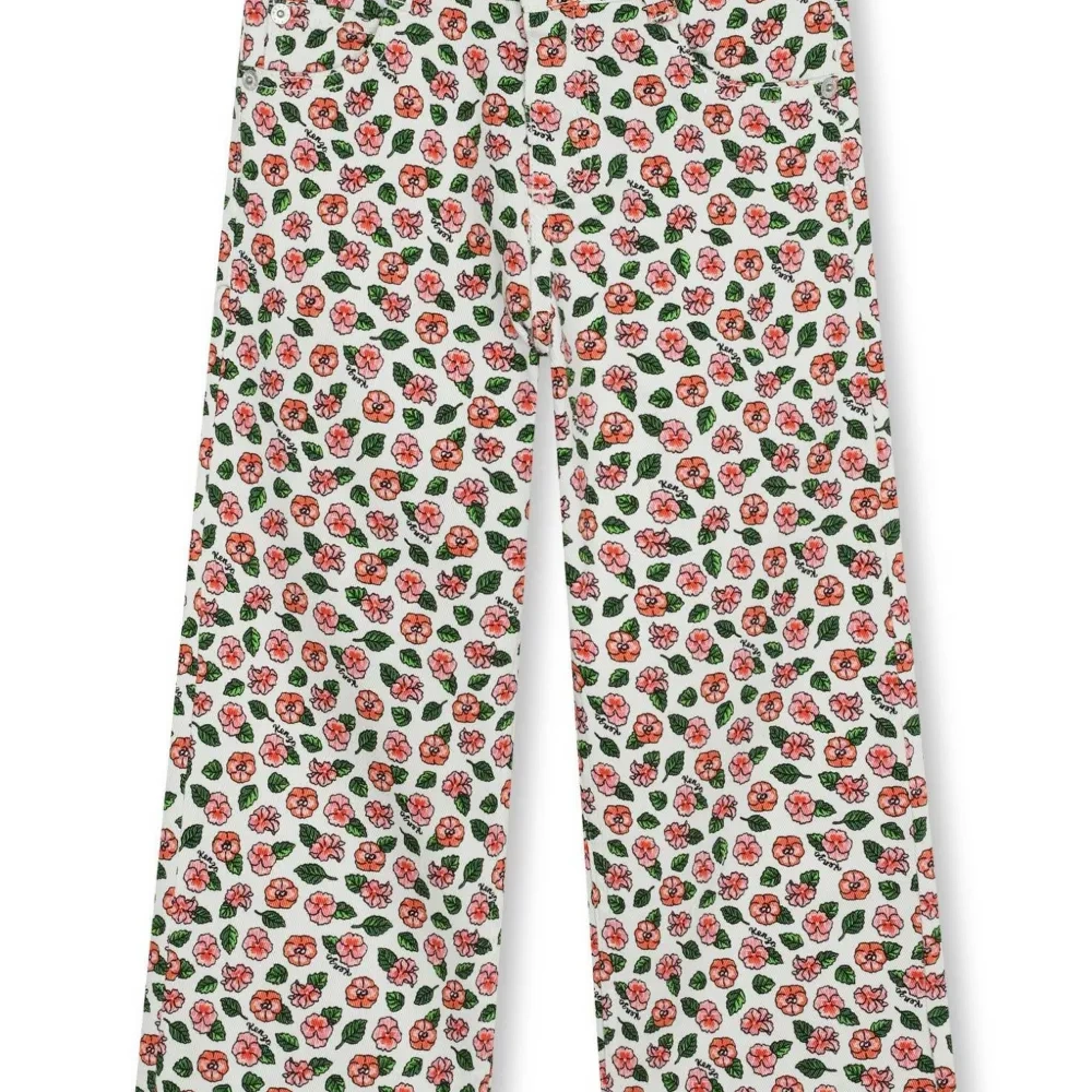 Брюки с цветочным принтом