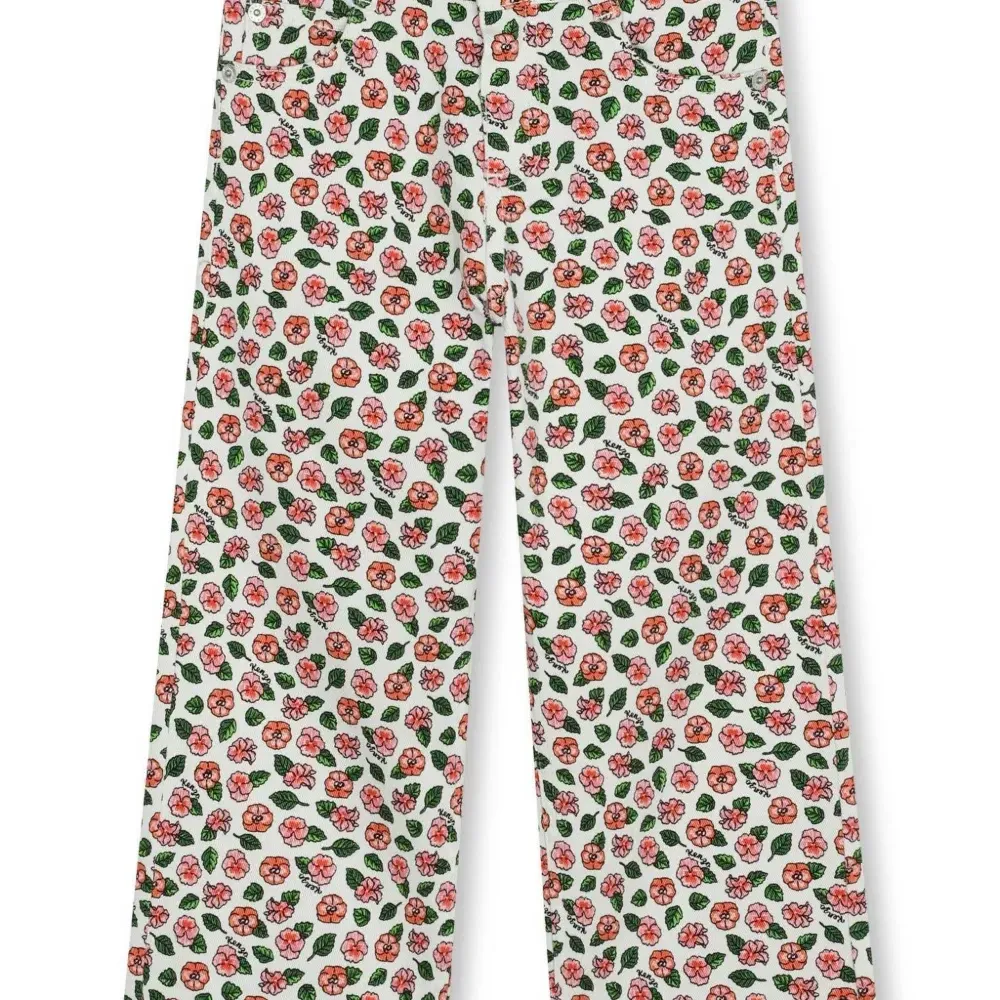 Брюки с цветочным принтом