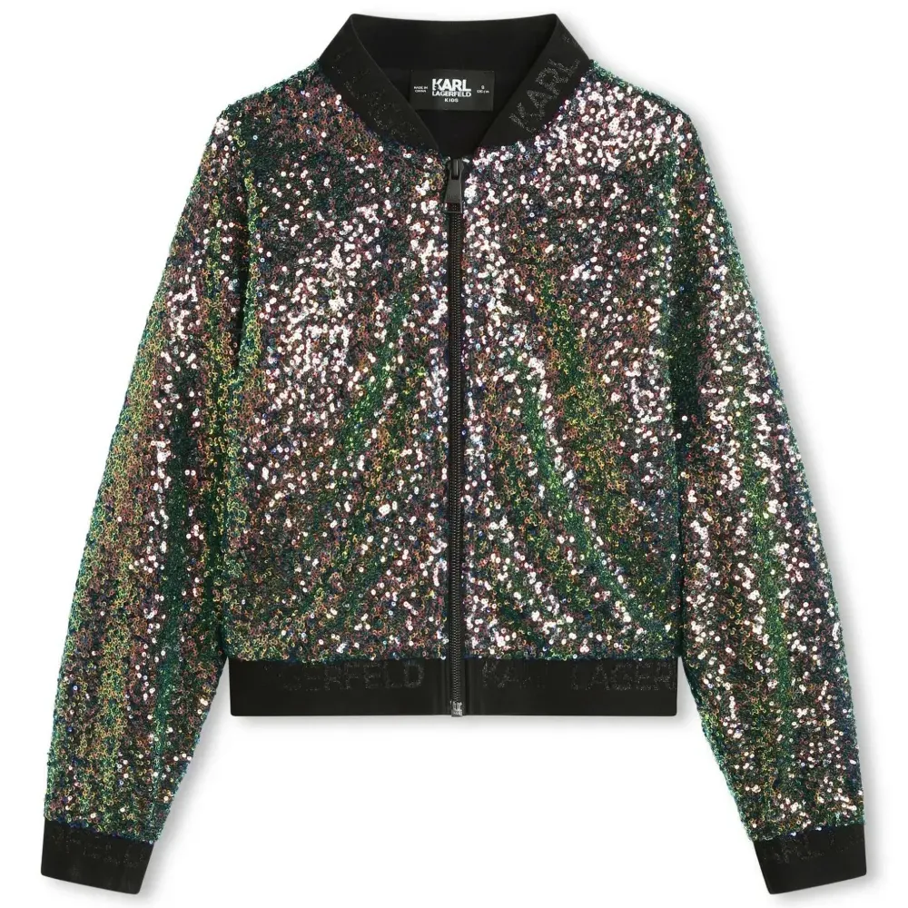 Бомбер с пайетками
