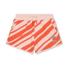 Шорты из органического хлопка в диагональную полоску