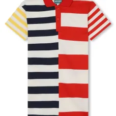 Платье из органического хлопка в полоску