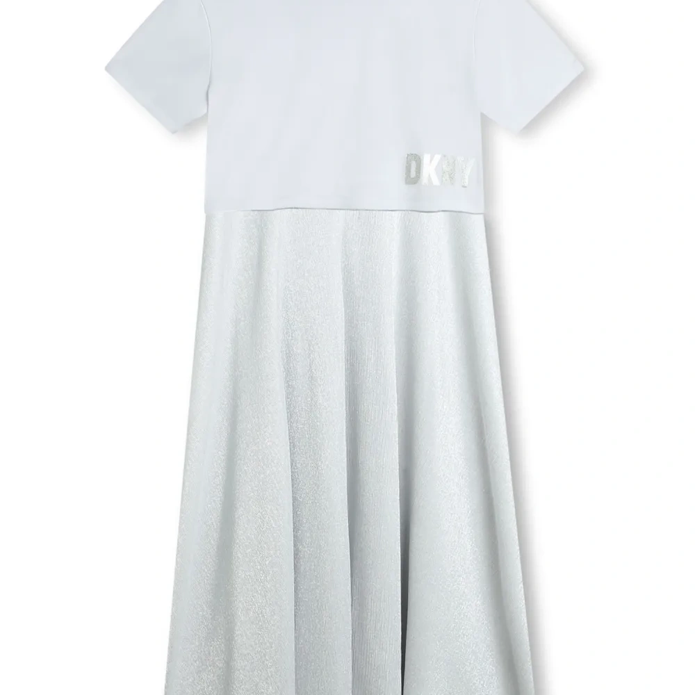 Многослойное платье с логотипом