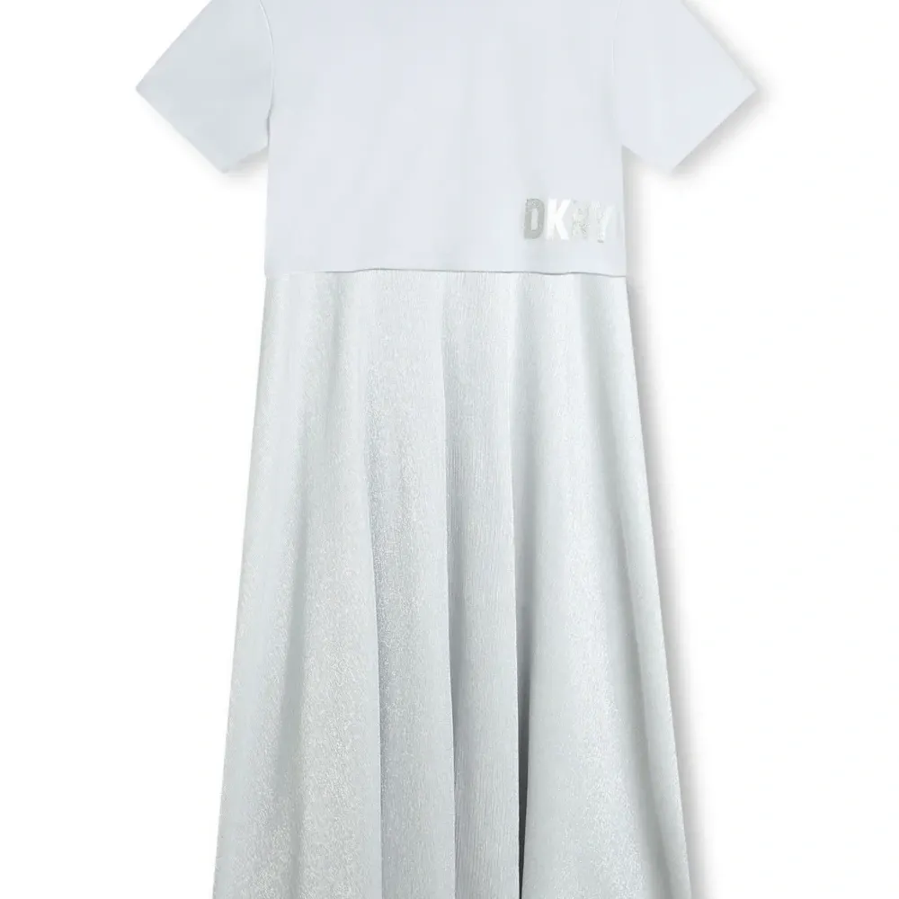 Многослойное платье с логотипом