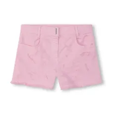 Шорты с эффектом потертости и логотипом 4G Шорты с эффектом потертости и логотипом 4G