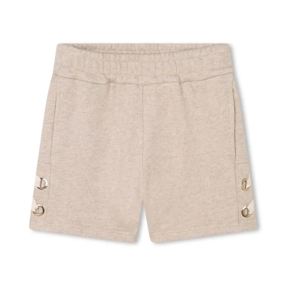 Шорты с вышитым логотипом